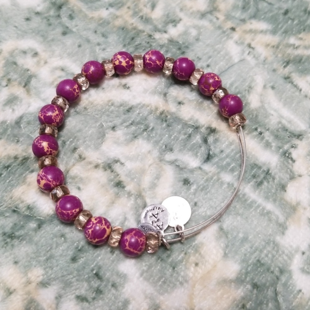 Pink/purple marble bangle FINAL
